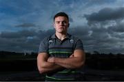 23 November 2017; Jacob Stockdale poses for a portrait following an Ireland rugby press conference at Carton House in Maynooth, Kildare. Photo by Stephen McCarthy/Sportsfile
