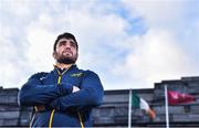 23 November 2017; Nahuel Tetaz Chaparro poses for a portrait following an Argentina rugby press conference at the Conrad Hotel in Dublin. Photo by David Fitzgerald/Sportsfile