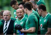 24 November 2017; Rory Best, centre, during Ireland rugby captain's run at the Aviva Stadium in Dublin. Photo by Piaras Ó Mídheach/Sportsfile