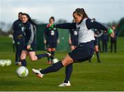 24 November 2017; Katie McCabe during a Republic of Ireland training session at the FAI National Training Centre in Abbotstown, Dublin. Photo by Stephen McCarthy/Sportsfile