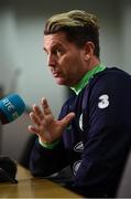24 November 2017; Head coach Colin Bell during a Republic of Ireland press conference at the FAI National Training Centre in Abbotstown, Dublin. Photo by Stephen McCarthy/Sportsfile
