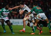 24 November 2017; Clive Ross of Ulster is tackled by Cherif Traore of Benetton  during the Guinness PRO14 Round 9 match between Ulster and Benetton at Kingspan Stadium in Belfast. Photo by Oliver McVeigh/Sportsfile