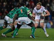 24 November 2017; Kieran Treadwell of Ulster in action against Alessandro Zanni and Cherif Traore of Benetton  during the Guinness PRO14 Round 9 match between Ulster and Benetton at Kingspan Stadium in Belfast. Photo by Oliver McVeigh/Sportsfile