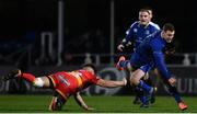 24 November 2017; Rory O'Loughlin of Leinster is tackled by Connor Edwards of Dragons during the Guinness PRO14 Round 9 match between Leinster and Dragons at the RDS Arena in Dublin. Photo by Ramsey Cardy/Sportsfile