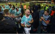 24 November 2017; John Muldoon of Connacht leads his team off the field after the Guinness PRO14 Round 9 match between Cardiff Blues and Connacht at Arms Park in Cardiff, Wales. Photo by Chris Fairweather/Sportsfile