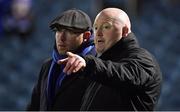 24 November 2017; Dragons head coach Bernard Jackman, right, prior to the Guinness PRO14 Round 9 match between Leinster and Dragons at the RDS Arena in Dublin. Photo by Brendan Moran/Sportsfile