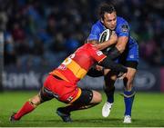 24 November 2017; Isa Nacewa of Leinster is tackled by Adam Warren of Dragons during the Guinness PRO14 Round 9 match between Leinster and Dragons at the RDS Arena in Dublin. Photo by Brendan Moran/Sportsfile