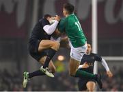 25 November 2017; Jacob Stockdale of Ireland in action against Emiliano Boffelli of Argentina during the Guinness Series International match between Ireland and Argentina at the Aviva Stadium in Dublin. Photo by Eóin Noonan/Sportsfile