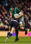 25 November 2017; Sean O’Brien of Ireland is tackled by Emiliano Boffelli of Argentina during the Guinness Series International match between Ireland and Argentina at the Aviva Stadium in Dublin. Photo by Ramsey Cardy/Sportsfile