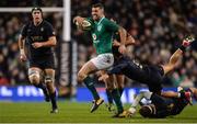 25 November 2017; Rob Kearney of Ireland is tackled by Ramiro Moyano and Martin Landajo, top, of Argentina, during the Guinness Series International match between Ireland and Argentina at the Aviva Stadium in Dublin. Photo by Piaras Ó Mídheach/Sportsfile