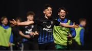 25 November 2017; Dylan Gavin of Athlone Town celebrates following the SSE Airtricity National Under 15 League Final match between Athlone Town and St Patrick's Athletic at Lisseywollen in Athlone, Co Westmeath. Photo by Stephen McCarthy/Sportsfile