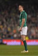 25 November 2017; Jonathan Sexton of Ireland prepares to take a kick during the Guinness Series International match between Ireland and Argentina at the Aviva Stadium in Dublin. Photo by Piaras Ó Mídheach/Sportsfile