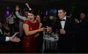25 November 2017; Members of the crowd dance to The Willoughby Brothers performance during the TG4 Ladies Football All-Star Awards at the CityWest Hotel in Saggart, Co Dublin. Photo by Cody Glenn/Sportsfile