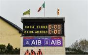 26 November 2017; A view of the scoreboard ahead of the AIB Connacht GAA Football Senior Club Championship Final match between Corofin and Castlebar Mitchels at Tuam Stadium in Tuam, Galway. Photo by Ramsey Cardy/Sportsfile