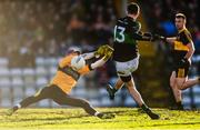 26 November 2017; Luke Connolly of Nemo Rangers has his shot on goal savd by Shane Murphy of Dr. Crokes during the AIB Munster GAA Football Senior Club Championship Final match between Dr. Crokes and Nemo Rangers at Páirc Ui Rinn in Cork. Photo by Eóin Noonan/Sportsfile