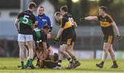 26 November 2017; Players from both side's tussle during the AIB Munster GAA Football Senior Club Championship Final match between Dr. Crokes and Nemo Rangers at Páirc Ui Rinn in Cork. Photo by Eóin Noonan/Sportsfile
