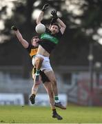 26 November 2017; Jack Horgan of Nemo Rangers in action against Alan O'Sullivan of Dr. Crokes during the AIB Munster GAA Football Senior Club Championship Final match between Dr. Crokes and Nemo Rangers at Páirc Ui Rinn in Cork. Photo by Eóin Noonan/Sportsfile