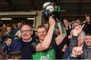 26 November 2017; Nemo Rangers captain Aidan O’Reilly lifting the cup after the AIB Munster GAA Football Senior Club Championship Final match between Dr. Crokes and Nemo Rangers at Páirc Ui Rinn in Cork. Photo by Eóin Noonan/Sportsfile