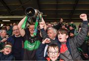 26 November 2017; Nemo Rangers captain Aidan O’Reilly lifting the cup after the AIB Munster GAA Football Senior Club Championship Final match between Dr. Crokes and Nemo Rangers at Páirc Ui Rinn in Cork. Photo by Eóin Noonan/Sportsfile