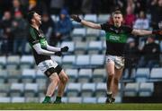 26 November 2017; Luke Connolly of Nemo Rangers celebrates at the final whistle after the AIB Munster GAA Football Senior Club Championship Final match between Dr. Crokes and Nemo Rangers at Páirc Ui Rinn in Cork. Photo by Eóin Noonan/Sportsfile