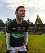 26 November 2017; Luke Connolly of Nemo Rangers celebrates at the final whistle after the AIB Munster GAA Football Senior Club Championship Final match between Dr. Crokes and Nemo Rangers at Páirc Ui Rinn in Cork. Photo by Eóin Noonan/Sportsfile