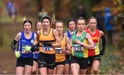 26 November 2017; Eventual winner Shona Heaslip of An Riocht A.C., second from right, leads the pack during the Senior Women and U23 8000m at the Irish Life Health Juvenile Even Age Cross Country Championships 2017 at the National Sports Campus in Abbotstown, Dublin. Photo by David Fitzgerald/Sportsfile