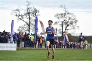 26 November 2017; Cian McPhillips of Longford A.C. on his way to winning the Boys U16 4000m during the Irish Life Health Juvenile Even Age Cross Country Championships 2017 at the National Sports Campus in Abbotstown, Dublin. Photo by David Fitzgerald/Sportsfile