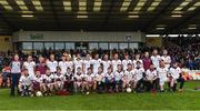 26 November 2017; The Slaughtneil team prior to the AIB Ulster GAA Football Senior Club Championship Final match between Slaughtneil and Cavan Gaels at the Athletic Grounds in Armagh.