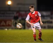 25 November 2017; Kyle Conway of St Patrick's Athletic during the SSE Airtricity National Under 15 League Final match between Athlone Town and St Patrick's Athletic at Lisseywollen in Athlone, Co Westmeath. Photo by Stephen McCarthy/Sportsfile