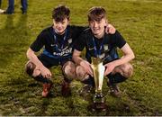 25 November 2017; Ben O'Carroll, left, and Adam Lennon of Athlone Town following the SSE Airtricity National Under 15 League Final match between Athlone Town and St Patrick's Athletic at Lisseywollen in Athlone, Co Westmeath. Photo by Stephen McCarthy/Sportsfile
