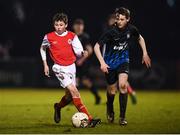 25 November 2017; Cian Leavy of St Patrick's Athletic during the SSE Airtricity National Under 15 League Final match between Athlone Town and St Patrick's Athletic at Lisseywollen in Athlone, Co Westmeath. Photo by Stephen McCarthy/Sportsfile