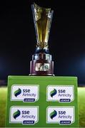 25 November 2017; The trophy prior to the SSE Airtricity National Under 15 League Final match between Athlone Town and St Patrick's Athletic at Lisseywollen in Athlone, Co Westmeath. Photo by Stephen McCarthy/Sportsfile