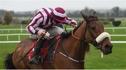 26 November 2017; Mala Beach, with Davy Russell up, on their way to winning the Ladbrokes Troytown Handicap Steeplechase at Navan Racecourse in Navan, Co Meath. Photo by Cody Glenn/Sportsfile