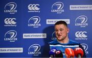 27 November 2017; Andrew Porter during a Leinster Rugby press conference at Leinster Rugby Headquarters in Dublin. Photo by Seb Daly/Sportsfile