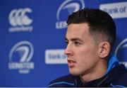 27 November 2017; Noel Reid during a Leinster Rugby press conference at Leinster Rugby Headquarters in Dublin. Photo by Seb Daly/Sportsfile