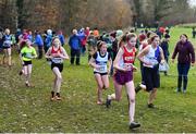 26 November 2017; A general view of the U16 Girls race during the Irish Life Health Juvenile Even Age Cross Country Championships 2017 at the National Sports Campus in Abbotstown, Dublin. Photo by David Fitzgerald/Sportsfile