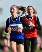 26 November 2017; Sarah O'Neill of Finn Valley A.C. in action during the U16 Girls race during the Irish Life Health Juvenile Even Age Cross Country Championships 2017 at the National Sports Campus in Abbotstown, Dublin. Photo by David Fitzgerald/Sportsfile