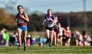 26 November 2017; Sian Corrigan of Northwest Kildare A.C. in action during the U16 Girls race during the Irish Life Health Juvenile Even Age Cross Country Championships 2017 at the National Sports Campus in Abbotstown, Dublin. Photo by David Fitzgerald/Sportsfile