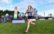 26 November 2017; Rebecca Wallace of Lagan Valley AC in action during the U16 Girls race during the Irish Life Health Juvenile Even Age Cross Country Championships 2017 at the National Sports Campus in Abbotstown, Dublin. Photo by David Fitzgerald/Sportsfile
