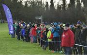 26 November 2017; A general view of spectators during the Irish Life Health Juvenile Even Age Cross Country Championships 2017 at the National Sports Campus in Abbotstown, Dublin. Photo by David Fitzgerald/Sportsfile