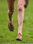 26 November 2017; A competitors legs during the U16 girls race in the Irish Life Health Juvenile Even Age Cross Country Championships 2017 at the National Sports Campus in Abbotstown, Dublin. Photo by David Fitzgerald/Sportsfile
