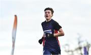 26 November 2017; Killian Keogan of Le Cheile A.C. in action during the U16 Boys race in the Irish Life Health Juvenile Even Age Cross Country Championships 2017 at the National Sports Campus in Abbotstown, Dublin. Photo by David Fitzgerald/Sportsfile