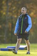 28 November 2017; Senior coach Stuart Lancaster during Leinster rugby squad training at UCD in Dublin. Photo by Ramsey Cardy/Sportsfile