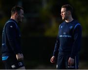 28 November 2017; Peter Dooley, left, and Rory O'Loughlin during Leinster rugby squad training at UCD in Dublin. Photo by Ramsey Cardy/Sportsfile