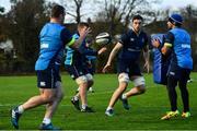 28 November 2017; Josh Murphy during Leinster rugby squad training at UCD in Dublin. Photo by Ramsey Cardy/Sportsfile