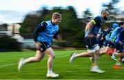 28 November 2017; James Tracy, left, and Scott Fardy during Leinster rugby squad training at UCD in Dublin. Photo by Ramsey Cardy/Sportsfile