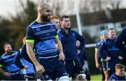 28 November 2017; Scott Fardy during Leinster rugby squad training at UCD in Dublin. Photo by Ramsey Cardy/Sportsfile