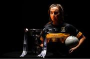 28 November 2017; Bríd O'Sullivan of Mourneabbey, with the Dolores Tyrrell Memorial Cup ahead of the Senior Ladies All-Ireland Club Final, during a LGFA All-Ireland Club Finals Captain's Day at Croke Park in Dublin. Photo by Sam Barnes/Sportsfile