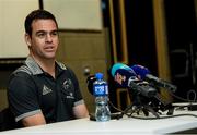 28 November 2017; Munster head coach Johann van Graan during a Munster Rugby Press Conference at the University of Limerick in Limerick. Photo by Diarmuid Greene/Sportsfile
