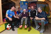 28 November 2017; The Gaelic Players Association (GPA) and Childhood Cancer Foundation (CCF) today launched the #Championsofcourage Campaign which will see inter-county players across the country continue to support the CCF and help Ireland’s fight against childhood cancer. In attendance is 11 year old Hazel Campbell from Athy, Co. Kildare with Rocsommon manager Kevin McStay, GPA CEO Dermot Earley, Eoghan O’Gara of  Dublin, Colm Begley of Laois, Ger Smyth of  Louth and Tadgh O'Rourke of Roscommon in St John’s Ward at Our Lady’s Children’s Hospital, Crumlin. Photo by Matt Browne/Sportsfile